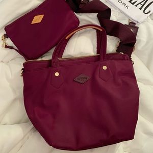 MZ Wallace Mini Soho Tote in Elderberry
